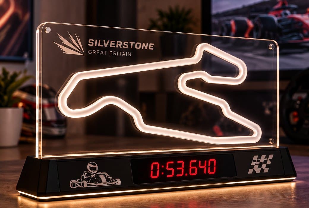 LED track with lap timer